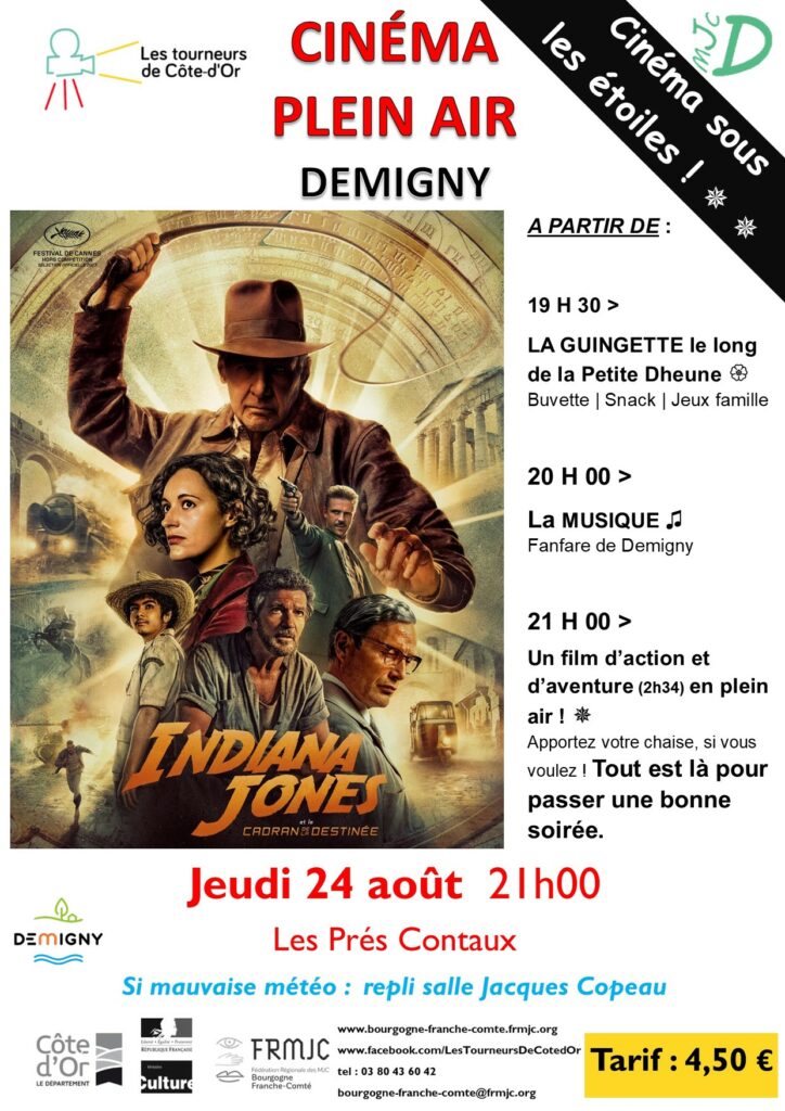 Affiche Cinéma Plein Air 2023