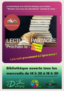 Affiche - Lecture partagée - 2025